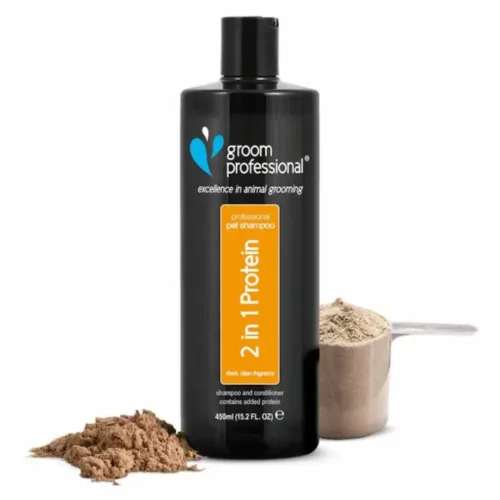 протеинов шампоан за кучета groom professional 2 in 1 protein